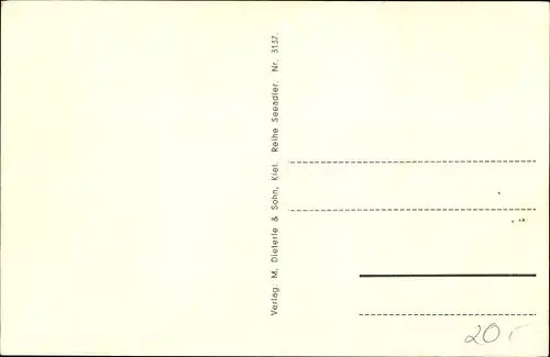 Ak Kiel, Deutsches U Boot, Unterseeboot U 7 im Hafen