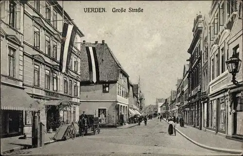 Ak Verden an der Aller, Große Straße