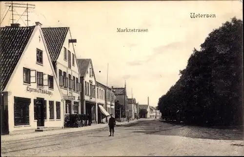 Ak Uetersen in Holstein, Marktstraße, Cigarren-Lager