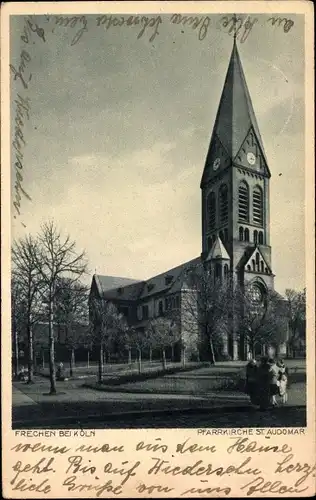 Ak Frechen Nordrhein Westfalen, Pfarrkirche St. Audomar