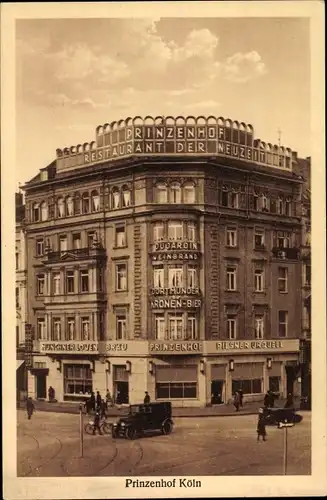 Ak Köln am Rhein, Prinzenhof, Restaurant der Neuzeit