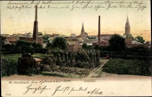 Ak Mönchengladbach am Niederrhein, Altstadt