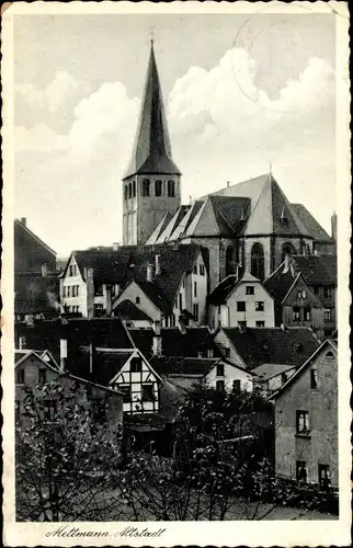 Ak Mettmann in Nordrhein Westfalen, Altstadt, Kirche