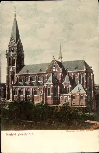 Ak Krefeld am Niederrhein, Annakirche