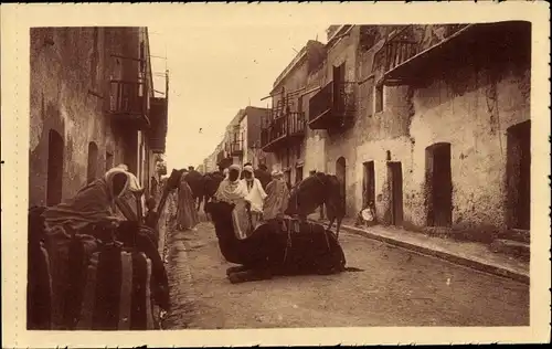 Ak Bou Saada Algerien, La Rue Rouville