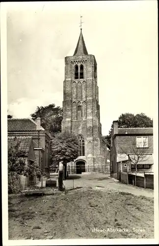Ak 's Heer Abtskerke Zeeland, Toren