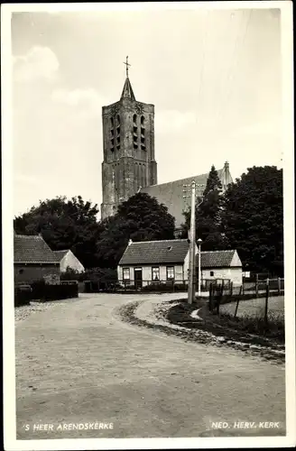 Ak 's Heer Abtskerke Zeeland, Ned. Herv. Kerk