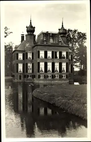 Ak Oegstgeest Südholland Niederlande, Kasteel Poelgeest, Ontmoetingscentrum, Achterzijde