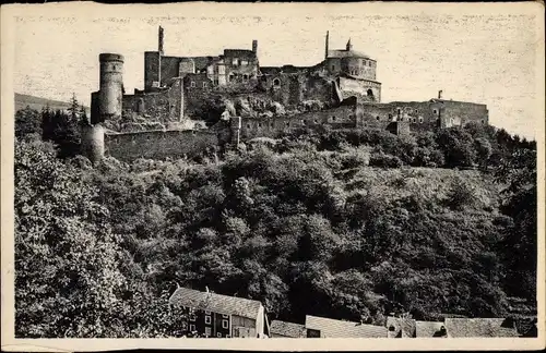 Ak Vianden Luxemburg, Les Ruines du Chateau