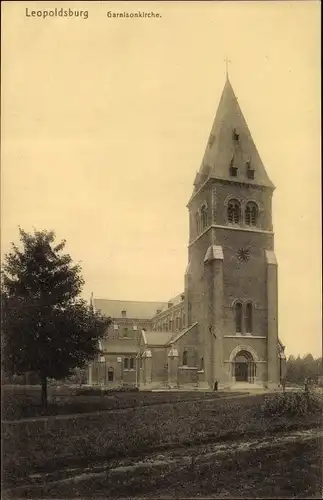 Ak Bourg Leopold Leopoldsburg Flandern Limburg, Garnisonkirche