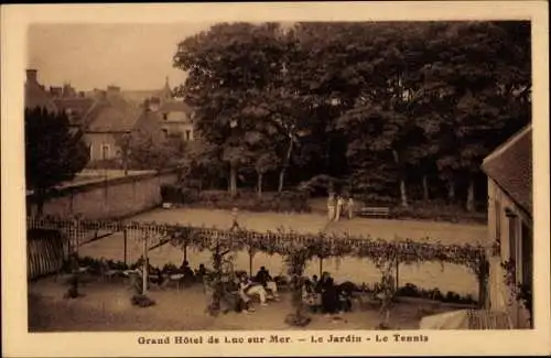 Ak Luc sur Mer Calvados, Grand Hôtel, le Jardin, le Tennis