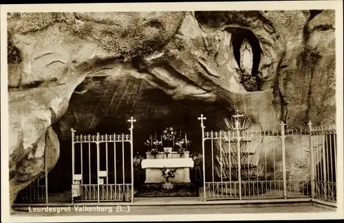 Ak Valkenburg Limburg Niederlande, Lourdesgrot
