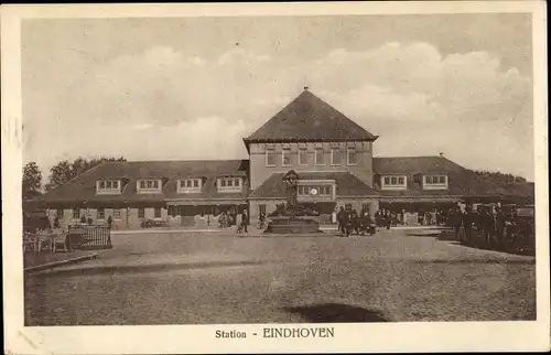 Ak Eindhoven Nordbrabant Niederlande, Station