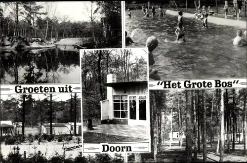 Ak Doorn Utrecht Niederlande, Recreatiecentrum Het Grote Bos, Camping