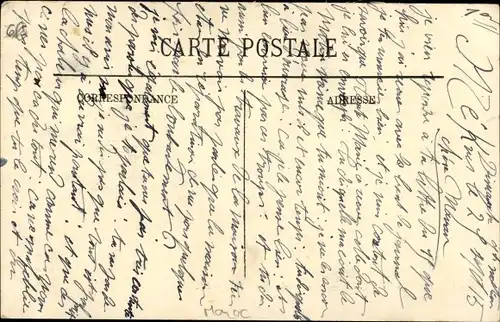 Ak Scenes et Types, Nomades dans le Desert