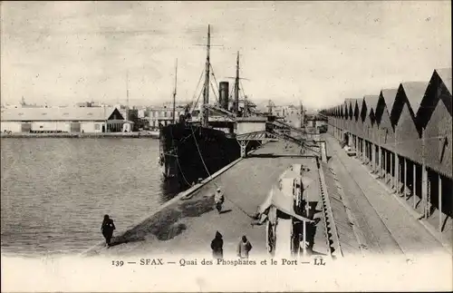 Ak Sfax Tunesien, Quai des Phosphates et le Port