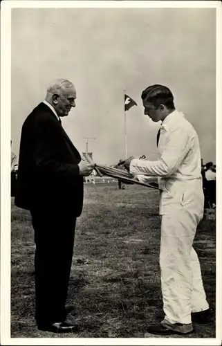 Ak Modelvliegtuigsport, Dr. A. Plesman, Ferngesteuertes Modellflugzeug