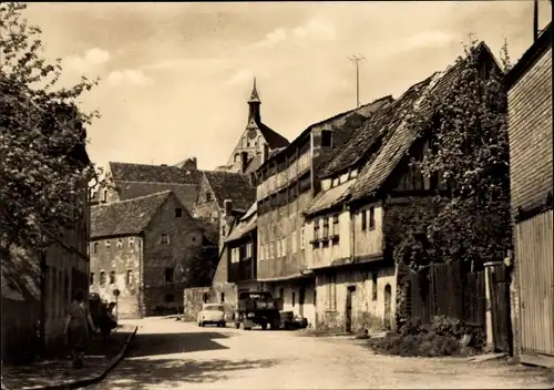 Ak Freiberg in Sachsen, Alte Gerberhäuser am Mühlgraben
