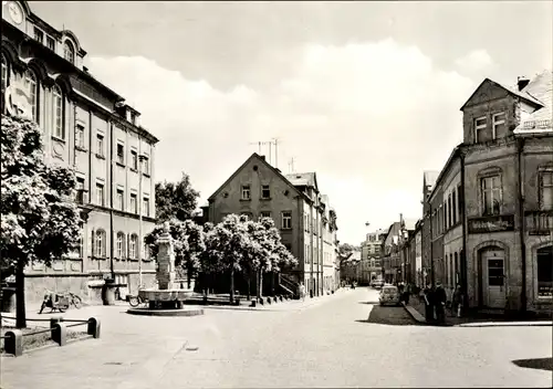 Ak Hartha in Sachsen, Karl Marx Straße