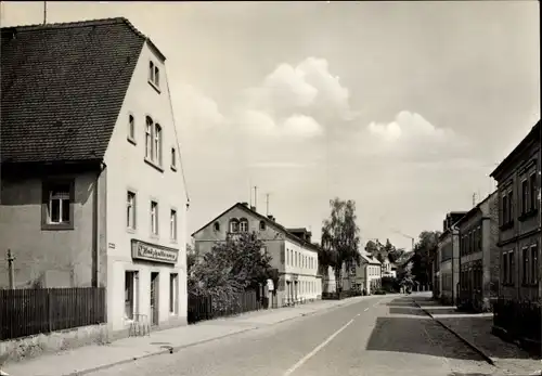 Ak Ostrau in Sachsen, Karl Marx Straße