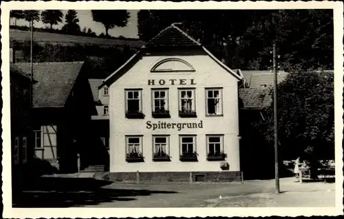 Foto Ak Tambach Dietharz in Thüringen, Hotel Spittergrund