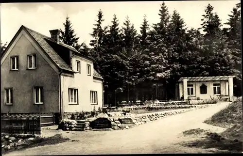 Ak Lößnitz im Erzgebirge, Berggaststätte und Fremdenheim Neu Friedrichsruh