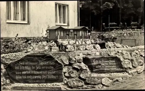 Ak Lößnitz im Erzgebirge, Berggaststätte und Fremdenheim Neu Friedrichsruh