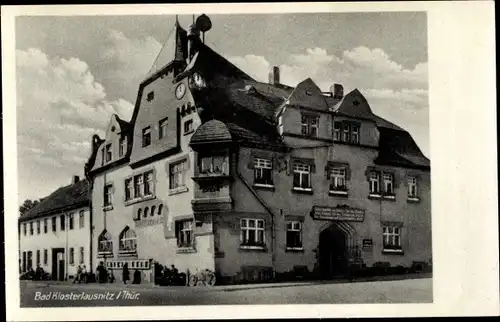 Ak Bad Klosterlausnitz in Thüringen, Gebäude, Straßenansicht