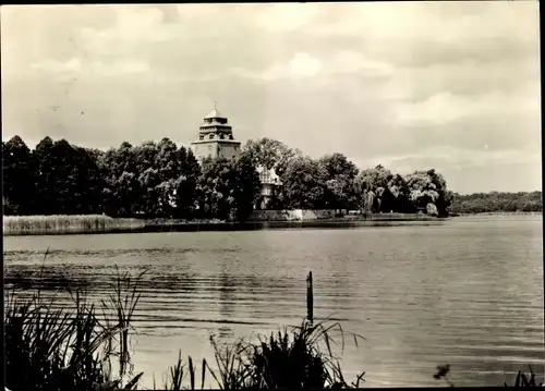 Ak Groß Leuthen Märkische Heide, See