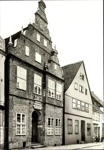 Ak Güstrow in Mecklenburg, Haus Mühlenstraße 17