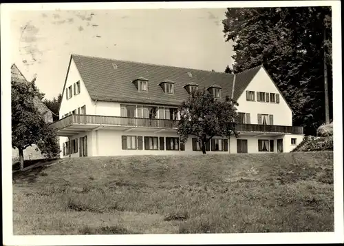 Ak Heidelberg am Neckar, Gaststätte Pension Alter Kohlhof, Skigelände