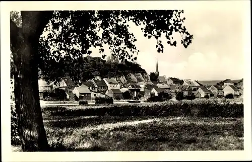 Ak Oderberg in der Mark, Ortsansicht mit Albrechtsberg, Kirche