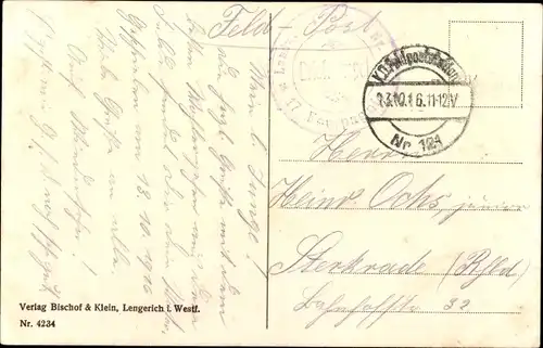 Ak Bismarck, Ich bin Gottes Soldat, und wo Er mich hinschickt, da muss ich gehen