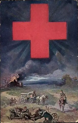Ak Deutsches Rotes Kreuz, Bayer. Landeskomitee f. freiwillige Krankenpflege im Kriege, Sanitäter