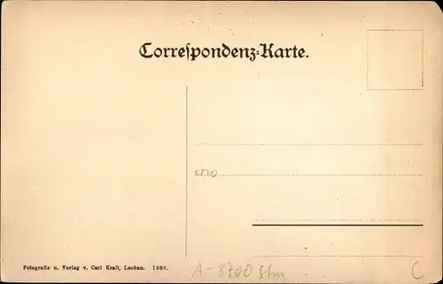 Ak Leoben in der Steiermark, Ort mit Umgebung