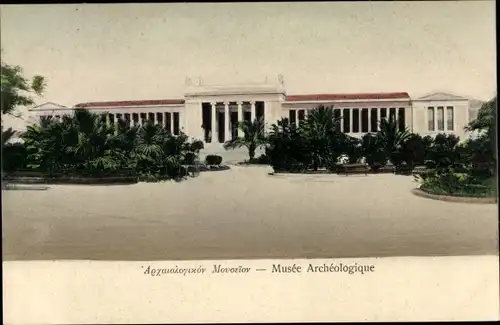 Ak Athen Griechenland, Musee Archeologique