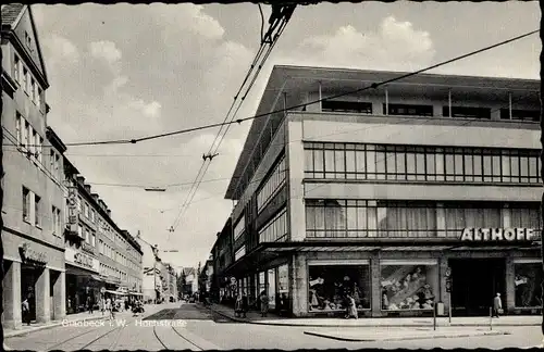 Ak Gladbeck im Ruhrgebiet Westfalen, Hochstraße, Althoff