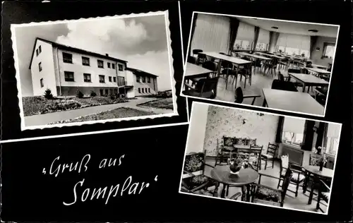 Ak Somplar Bromskirchen Waldeck-Frankenberg, Erholungsheim