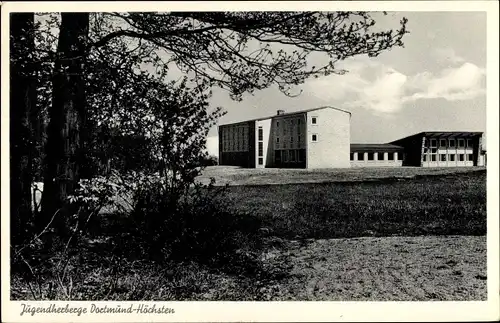 Ak Höchsten Dortmund Nordrhein Westfalen, Blick zur Jugendherberge, Wittbräucker Straße 565a