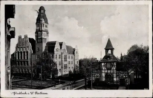 Ak Gladbeck im Ruhrgebiet Westfalen, Rathaus