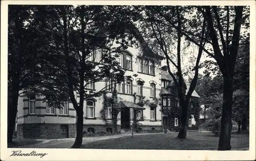 Ak Lüttringhausen Remscheid im Bergischen Land, Stiftung Tannenhof, Verwaltungsgebäude, Außenansicht