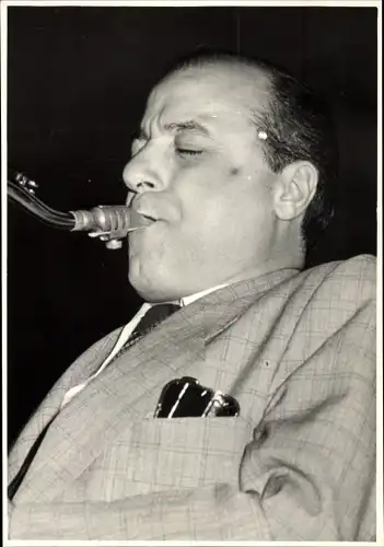 Foto Jazz Club Berlin 50er Jahre, Joseph Edward Flip Philips, Saxophonist