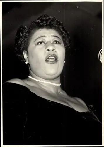 Foto Jazz Club Berlin 50er Jahre, Sängerin Ella Jane Fitzgerald
