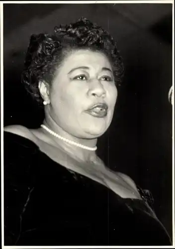 Foto Jazz Club Berlin 50er Jahre, Sängerin Ella Jane Fitzgerald