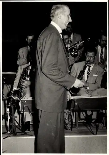 Foto Jazz Club Berlin 50er Jahre, Stanley Stan Newcomb Kenton, Pianist, Komponist