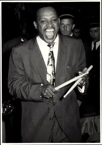 Foto Jazz Club Berlin 50er Jahre, Lionel Hamp Hampton, Perkussionist, Bandleader