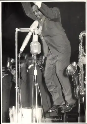 Foto Jazz Club Berlin 50er Jahre, Lionel Hamp Hampton, Perkussionist, Bandleader