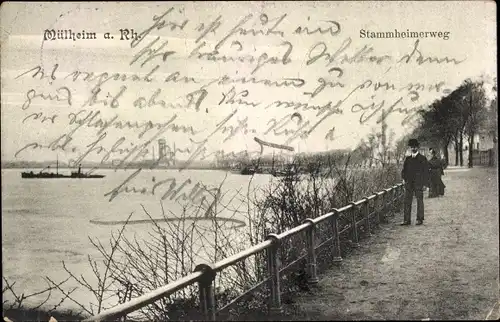 Ak Mülheim Köln am Rhein, Stammheimerweg