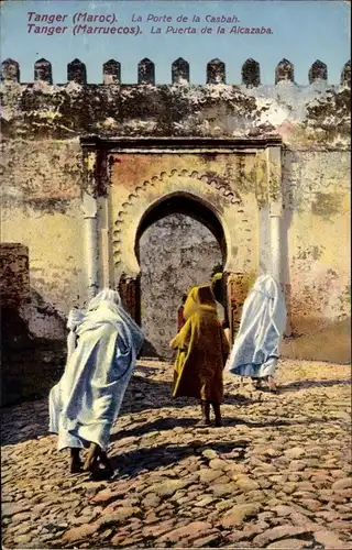 Ak Tanger Marokko, La Porte de la Casbah