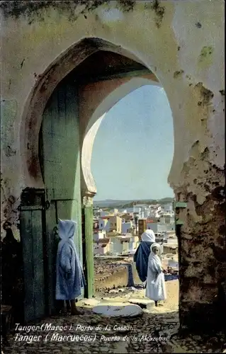 Ak Tanger Marokko, Porte de la Casbah